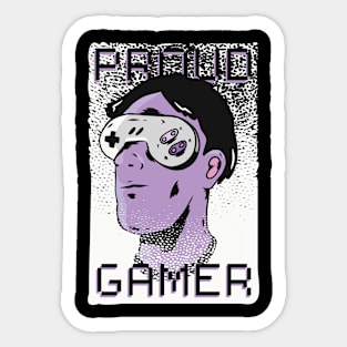 Proud Gamer Anime Design Manga Merch Sticker